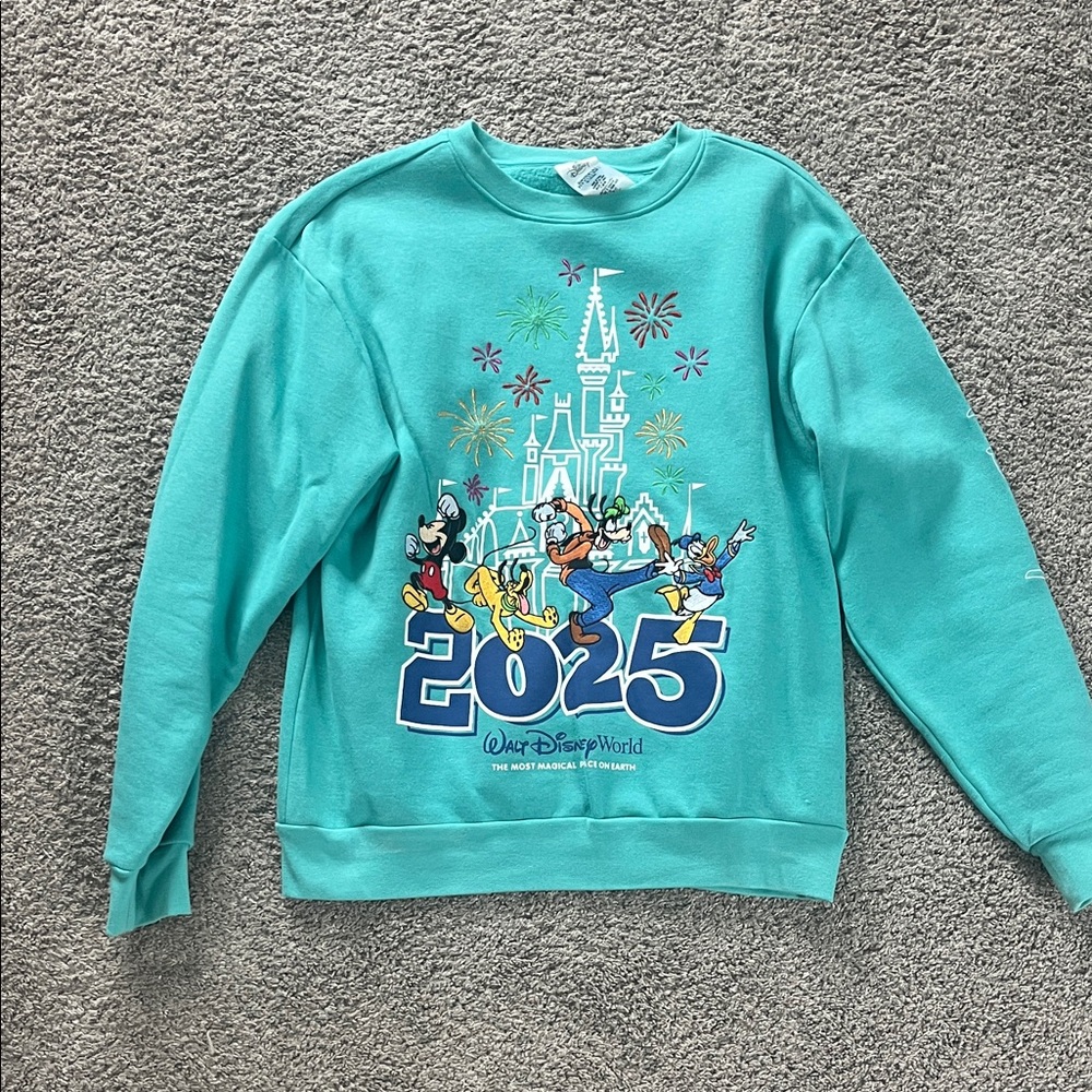 Disney Turquoise 2025 Sweatshirt